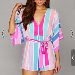 BuddyLove Rivers Kimono Sleeve Romper